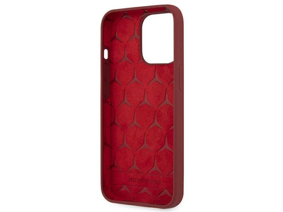 Mercedes Silicone Line Case for iPhone 13 Pro / iPhone 13 - Red