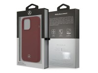 Mercedes Silicone Line Case for iPhone 13 Pro / iPhone 13 - Red Mercedes Silicone Line Case for iPhone 13 Pro / iPhone 13 - Red
