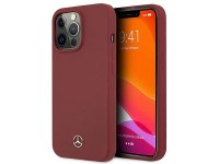 Capa de silicone Mercedes Line para iPhone 13 Pro Max - Vermelha Capa de silicone Mercedes Line para iPhone 13 Pro Max - Vermelha