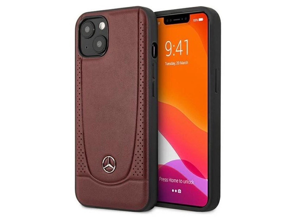 Funda Mercedes Urban Line para iPhone 13 mini - Roja