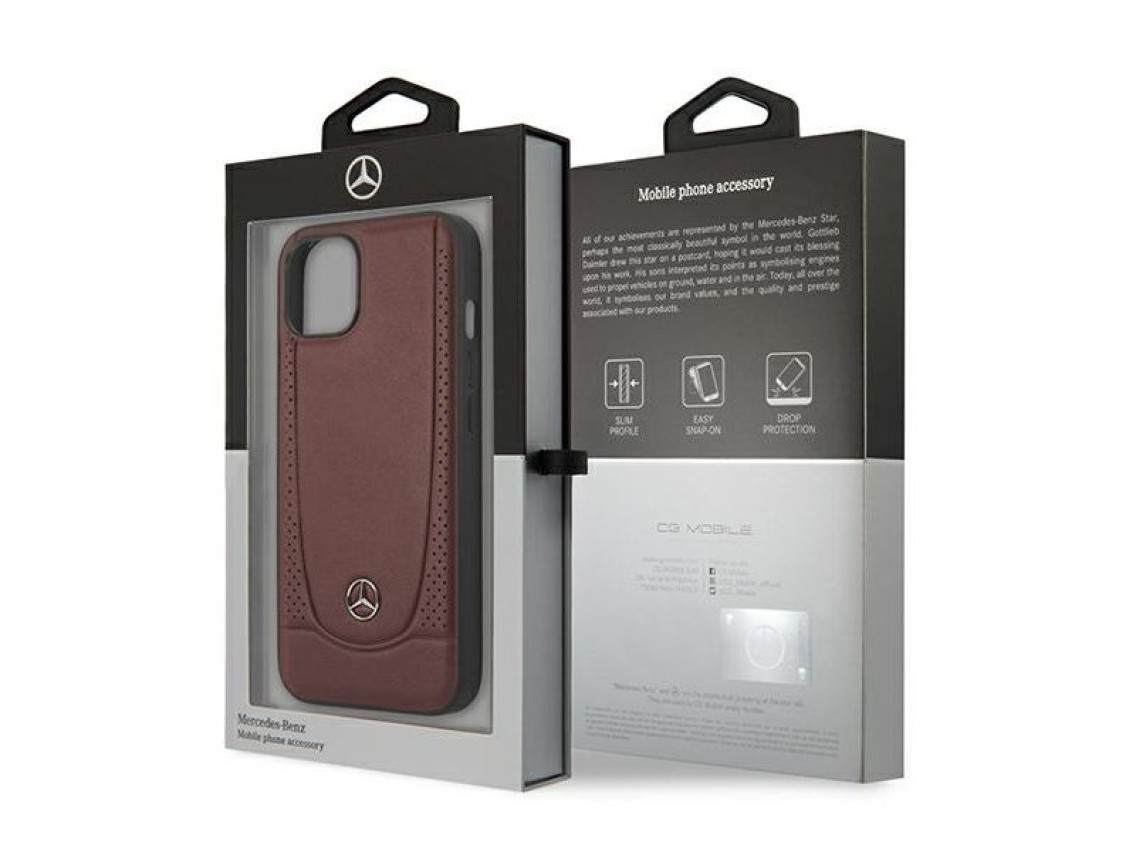 Funda Mercedes Urban Line para iPhone 13 mini - Roja