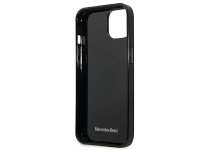 Capa Mercedes com estampa de estrelas prateadas para iPhone 13 mini - Preta Capa Mercedes com estampa de estrelas prateadas para iPhone 13 mini - Preta