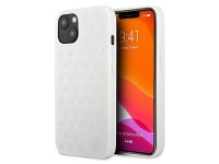 Mercedes Silver Stars Pattern Case for iPhone 13 - White Mercedes Silver Stars Pattern Case for iPhone 13 - White