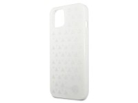 Mercedes Silver Stars Pattern Case for iPhone 13 - White Mercedes Silver Stars Pattern Case for iPhone 13 - White