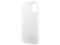 Mercedes Silver Stars Pattern Case for iPhone 13 - White Mercedes Silver Stars Pattern Case for iPhone 13 - White