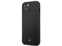 Funda de piel Mercedes con estampado de estrellas para iPhone 13 mini - Negra Funda de piel Mercedes con estampado de estrellas para iPhone 13 mini - Negra
