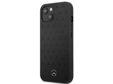 Mercedes Leather Stars Pattern Case for iPhone 13 mini - Black Mercedes Leather Stars Pattern Case for iPhone 13 mini - Black