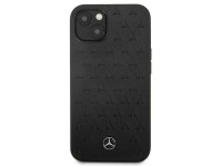 Funda de piel Mercedes con estampado de estrellas para iPhone 13 mini - Negra Funda de piel Mercedes con estampado de estrellas para iPhone 13 mini - Negra
