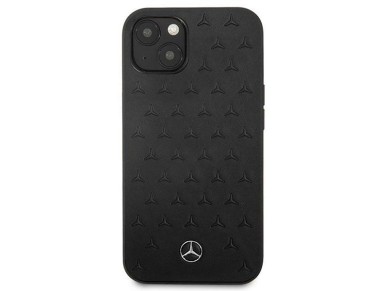 Mercedes Leather Stars Pattern Case for iPhone 13 mini - Black Mercedes Leather Stars Pattern Case for iPhone 13 mini - Black
