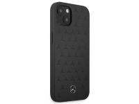 Funda de piel Mercedes con estampado de estrellas para iPhone 13 mini - Negra Funda de piel Mercedes con estampado de estrellas para iPhone 13 mini - Negra