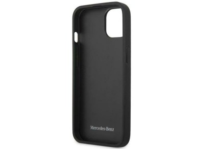 Mercedes Leather Stars Pattern Case for iPhone 13 mini - Black Mercedes Leather Stars Pattern Case for iPhone 13 mini - Black