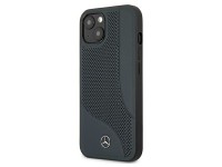 Mercedes Leather Perforated Area Case for iPhone 13 mini - Navy Blue Mercedes Leather Perforated Area Case for iPhone 13 mini - Navy Blue