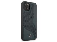 Mercedes Leather Perforated Area Case for iPhone 13 mini - Navy Blue Mercedes Leather Perforated Area Case for iPhone 13 mini - Navy Blue