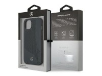 Mercedes Leather Perforated Area Case for iPhone 13 mini - Navy Blue Mercedes Leather Perforated Area Case for iPhone 13 mini - Navy Blue