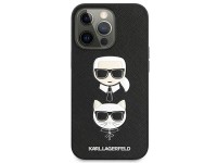 Capa Karl Lagerfeld Saffiano Karl&Choupette para iPhone 13 Pro / 13 - Preta Capa Karl Lagerfeld Saffiano Karl&Choupette para iPhone 13 Pro / 13 - Preta