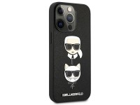 Capa Karl Lagerfeld Saffiano Karl&Choupette para iPhone 13 Pro / 13 - Preta Capa Karl Lagerfeld Saffiano Karl&Choupette para iPhone 13 Pro / 13 - Preta
