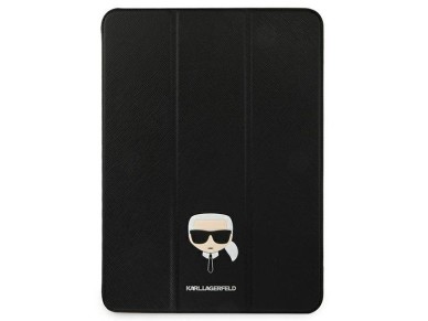 Capa para iPad Pro 11" Karl Lagerfeld Saffiano Karl Head Book - Preta