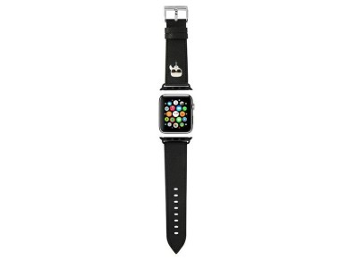 Pulseira Karl Lagerfeld Ikonik Saffiano Karl Heads para Apple Watch (38/40/41 mm) - Preta Pulseira Karl Lagerfeld Ikonik Saffiano Karl Heads para Apple Watch (38/40/41 mm) - Preta