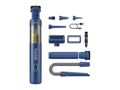 Aspirador de p� port�til sem fio para carro Fanttik V8 Apex (azul)