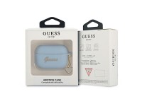 Guess GUAPLSCHSB AirPods Pro cover blue/blue Silicone Charm Heart Collection Guess GUAPLSCHSB AirPods Pro cover blue/blue Silicone Charm Heart Collection