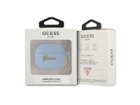 Guess GUA3LSCHSB AirPods 3 cover blue/blue Silicone Charm Heart Collection Guess GUA3LSCHSB AirPods 3 cover blue/blue Silicone Charm Heart Collection