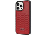 Audi Synthetic Leather case with MagSafe for iPhone 14 Pro Max - red Audi Synthetic Leather case with MagSafe for iPhone 14 Pro Max - red