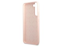 Guess GUHCS22MLSLMGPP S22+ S906 pink/pink hardcase Silicone Script Metal Logo Guess GUHCS22MLSLMGPP S22+ S906 pink/pink hardcase Silicone Script Metal Logo