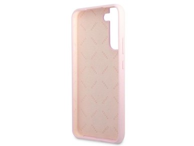 Guess GUHCS22MLSLMGLA S22+ S906 lavender/lavender hardcase Silicone Script Metal Logo Guess GUHCS22MLSLMGLA S22+ S906 lavender/lavender hardcase Silicone Script Metal Logo