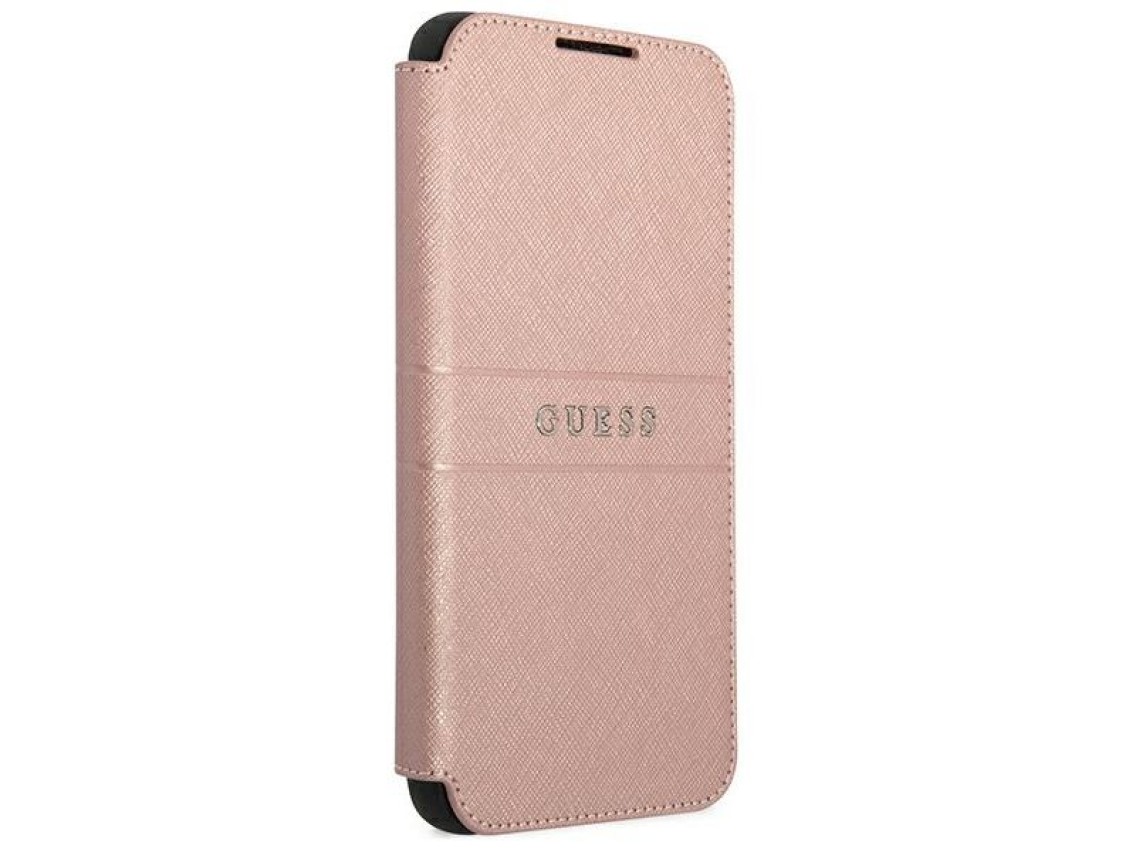 Guess GUBKS22MPSASBPI S22+ S906 pink/pink book Saffiano Stripes
