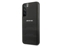 AMG Leather Debossed Lines case for Samsung Galaxy S22+ - black AMG Leather Debossed Lines case for Samsung Galaxy S22+ - black
