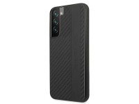 Capa AMG com listras de fibra de carbono e relevo para Samsung Galaxy S22+ - Preta