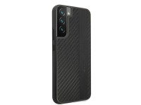Capa AMG com listras de fibra de carbono e relevo para Samsung Galaxy S22+ - Preta