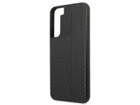 Capa AMG com listras de fibra de carbono e relevo para Samsung Galaxy S22+ - Preta
