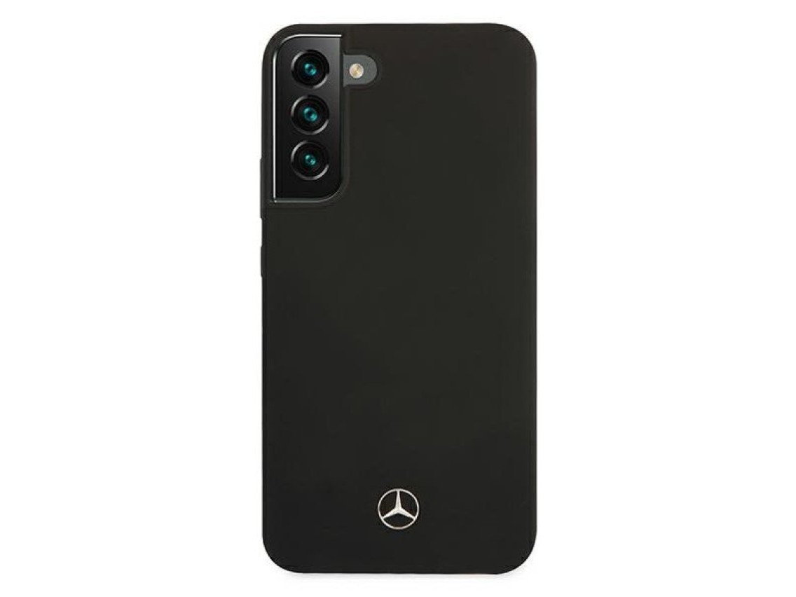Capa de silicone Mercedes Line para Samsung Galaxy S22+ - Preta