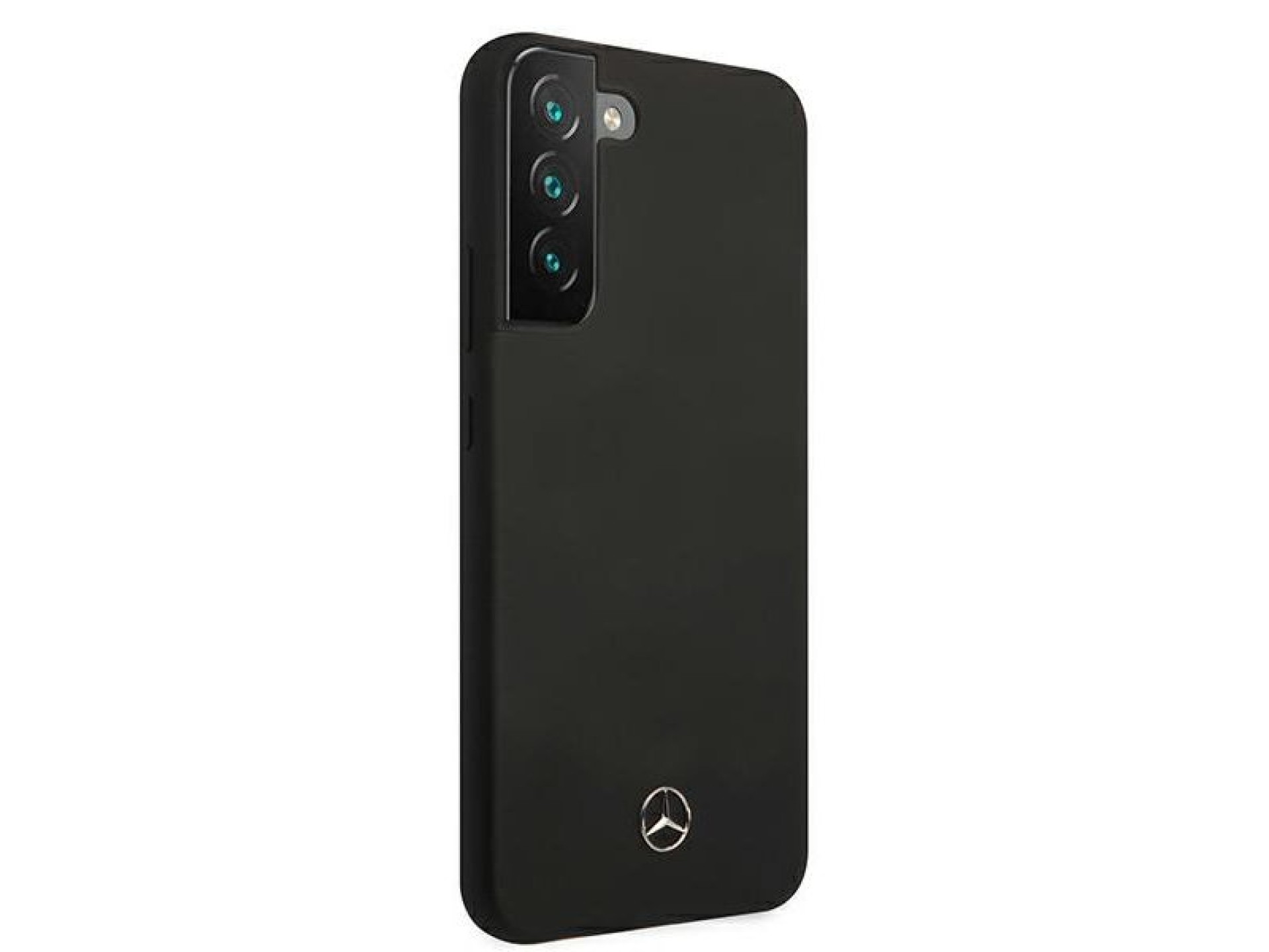 Capa de silicone Mercedes Line para Samsung Galaxy S22+ - Preta