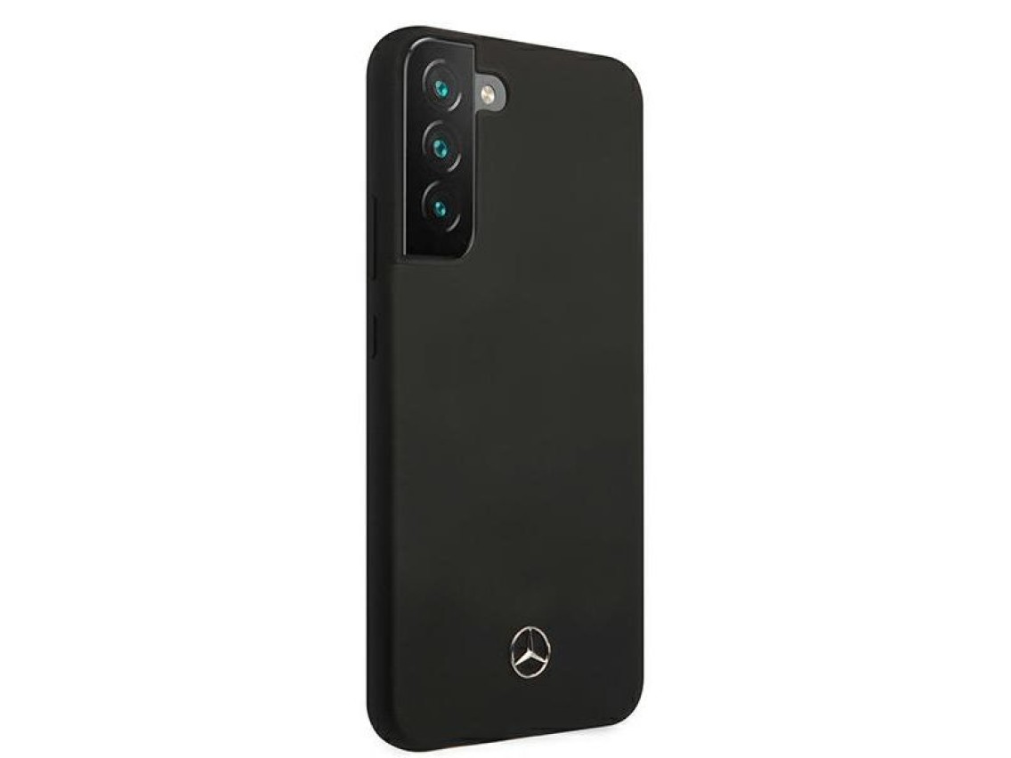 Capa de silicone Mercedes Line para Samsung Galaxy S22+ - Preta
