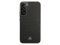 Mercedes Leather Stars Pattern Case for Samsung Galaxy S22+ - Black Mercedes Leather Stars Pattern Case for Samsung Galaxy S22+ - Black