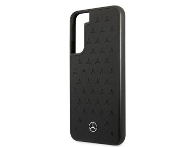 Mercedes Leather Stars Pattern Case for Samsung Galaxy S22+ - Black Mercedes Leather Stars Pattern Case for Samsung Galaxy S22+ - Black