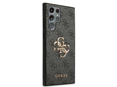 Guess GUHCS22L4GMGGR S908 S22 Ultra szary/grey hardcase 4G Big Metal Logo Guess GUHCS22L4GMGGR S908 S22 Ultra szary/grey hardcase 4G Big Metal Logo