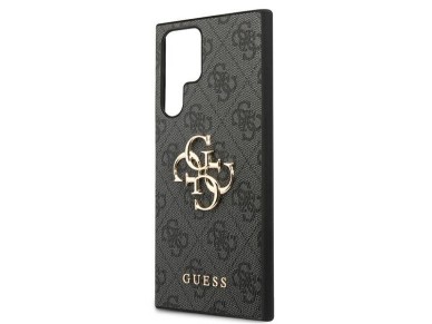 Guess GUHCS22L4GMGGR S908 S22 Ultra szary/grey hardcase 4G Big Metal Logo Guess GUHCS22L4GMGGR S908 S22 Ultra szary/grey hardcase 4G Big Metal Logo