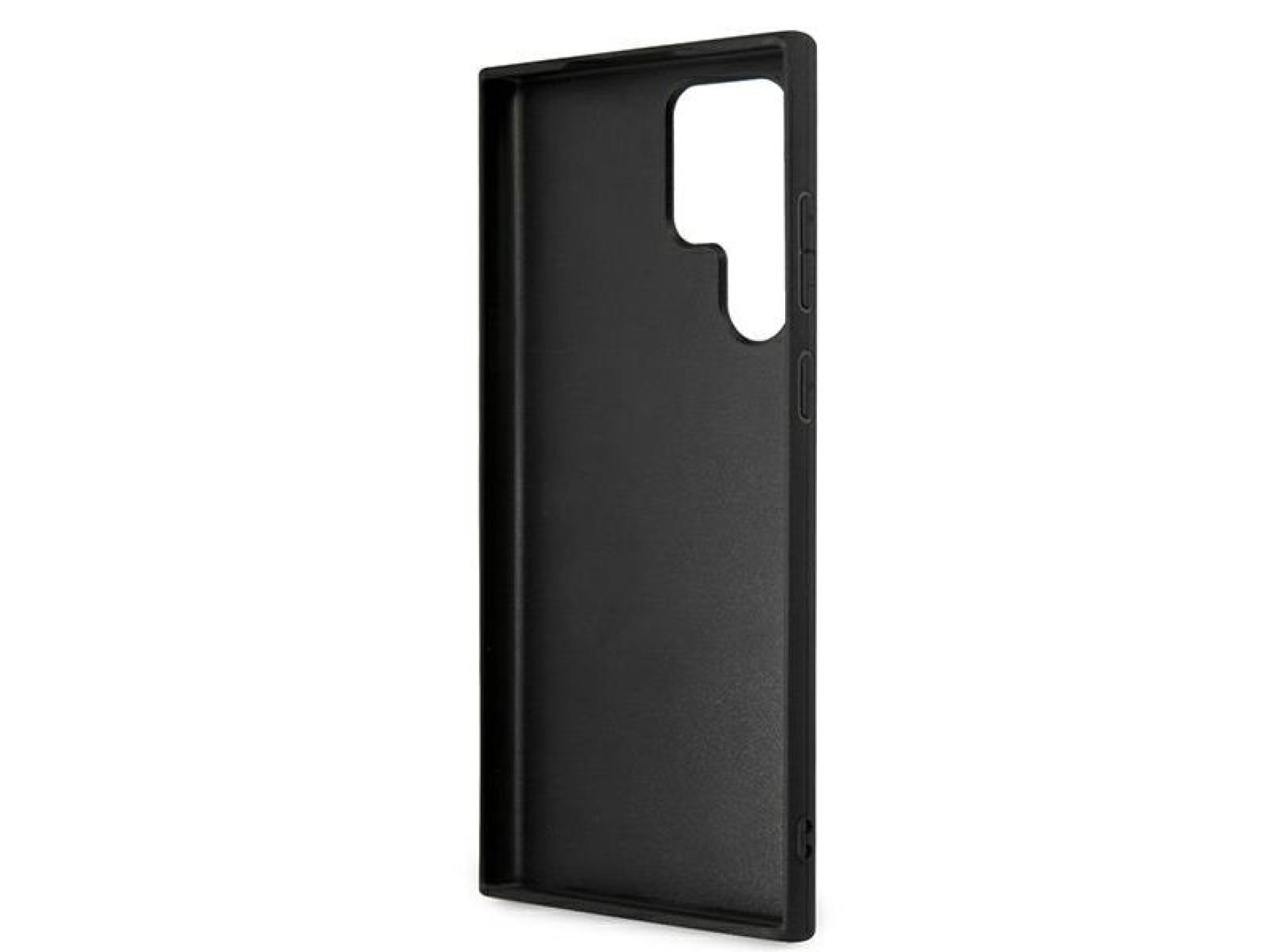 Estuche rígido Guess GUHCS22L4GMGGR S908 S22 Ultra szary/gris 4G con logotipo metálico grande