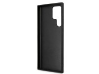 Estuche rígido Guess GUHCS22L4GMGGR S908 S22 Ultra szary/gris 4G con logotipo metálico grande Estuche rígido Guess GUHCS22L4GMGGR S908 S22 Ultra szary/gris 4G con logotipo metálico grande