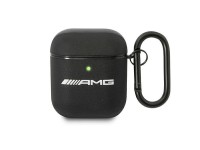 AMG AMA2SLWK AirPods cover black/black Leather AMG AMA2SLWK AirPods cover black/black Leather