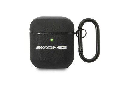 Funda para AirPods AMG AMA2SLWK, color negro/piel negra. Funda para AirPods AMG AMA2SLWK, color negro/piel negra.