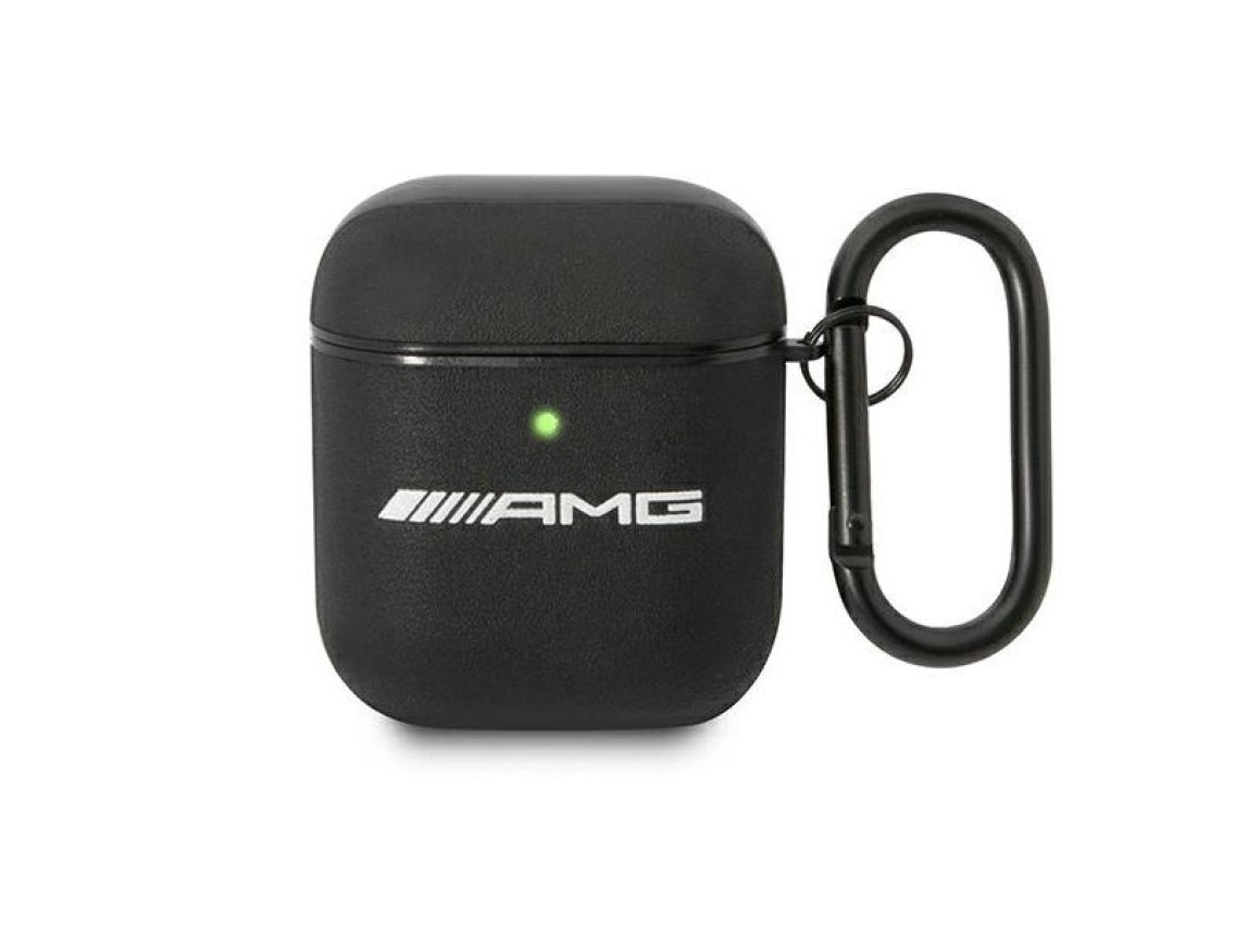 AMG AMA2SLWK AirPods cover black/black Leather