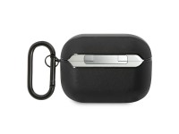 Capa AMG em couro com logo grande para AirPods Pro - preta Capa AMG em couro com logo grande para AirPods Pro - preta