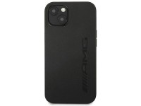 AMG AMHCP14SDOLBK iPhone 14 6.1" negro / funda rígida de cuero negro con estampado en caliente AMG AMHCP14SDOLBK iPhone 14 6.1" negro / funda rígida de cuero negro con estampado en caliente