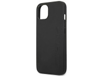 AMG AMHCP14SDOLBK iPhone 14 6.1" negro / funda rígida de cuero negro con estampado en caliente AMG AMHCP14SDOLBK iPhone 14 6.1" negro / funda rígida de cuero negro con estampado en caliente