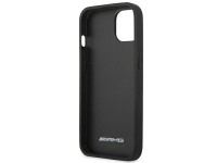 AMG AMHCP14SDOLBK iPhone 14 6.1" negro / funda rígida de cuero negro con estampado en caliente AMG AMHCP14SDOLBK iPhone 14 6.1" negro / funda rígida de cuero negro con estampado en caliente