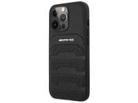 AMG AMHCP14XGSEBK iPhone 14 Pro Max 6,7 "black / black hardcase Leather Debossed Lines AMG AMHCP14XGSEBK iPhone 14 Pro Max 6,7 "black / black hardcase Leather Debossed Lines